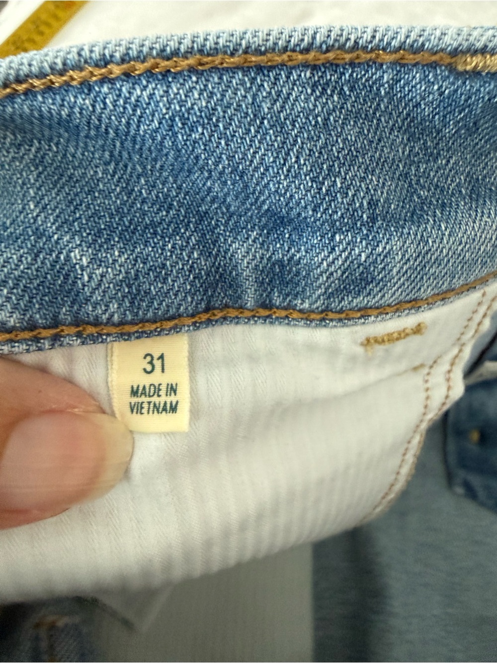 Faherty Women’s Blue Denim Cut Off Shorts Size 31 Waist E10 - Picture 6 of 11